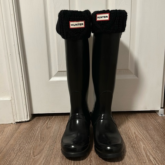Hunter Shoes - Tall boots Hunter color black